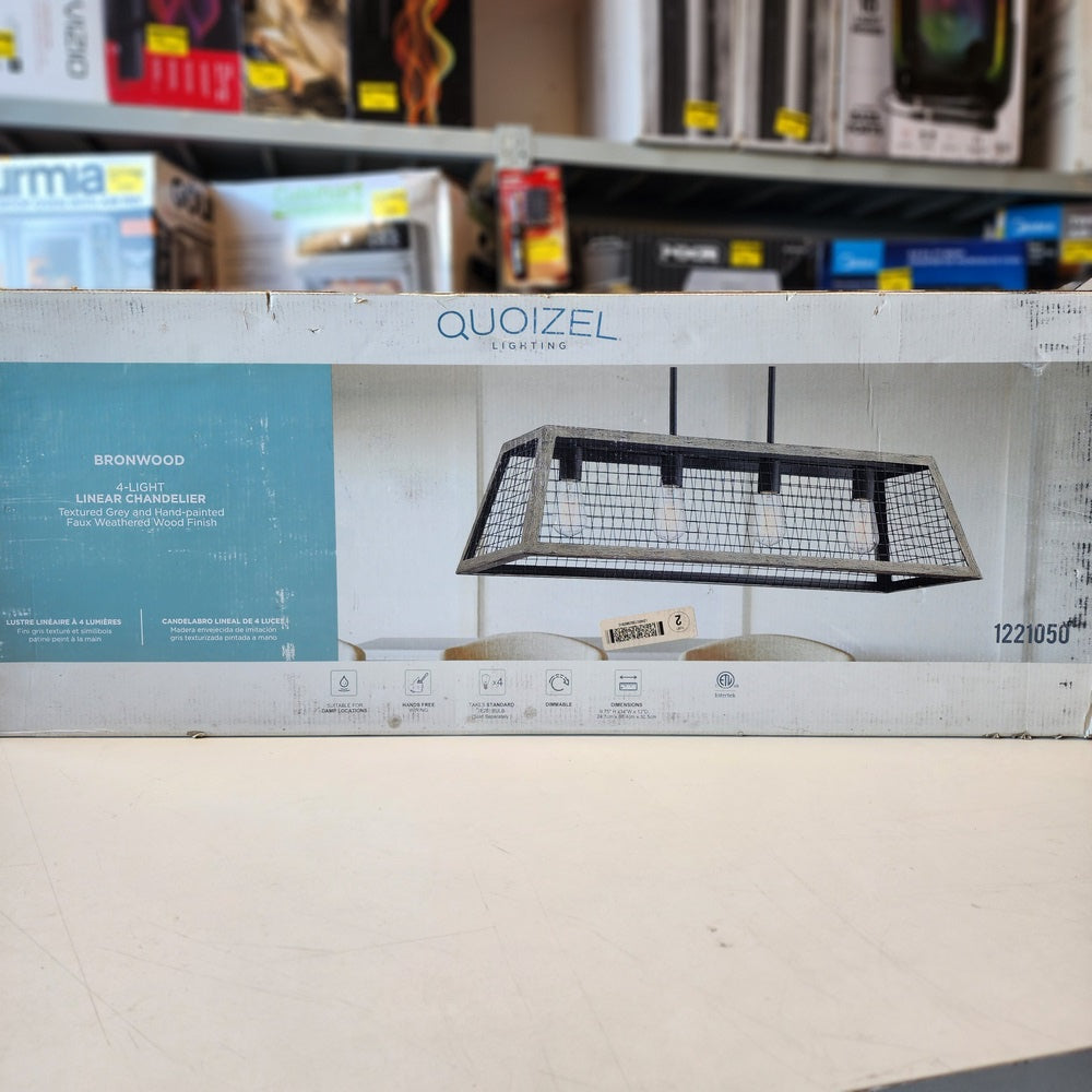 Bronwood 4-light linear chandelier Bronwood 4-light linear chandelier